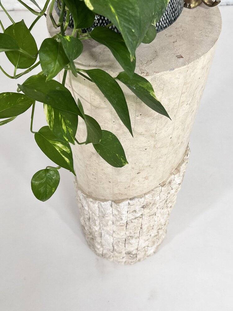 Stone marquetry column