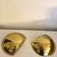 Half moon golden brass wall lights Italy 60/70.