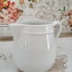 Pitcher in white porcelain Pillivuyt France