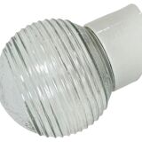 Vintage White Porcelain Wall Light, 1970s