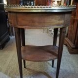 Louis XVI-style mahogany lounge table