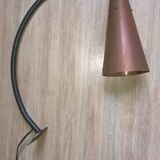Vintage industrial Scandinavian style wall lights in copper and metal