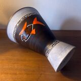 Diabolo vase Auguste Lucchesi dit luc (born in 1913) Vallauris