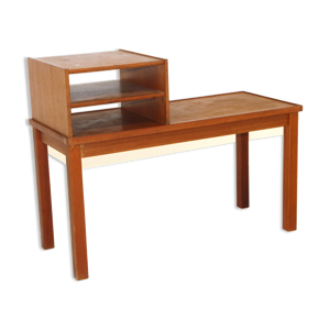 Banc-téléphone teck,
