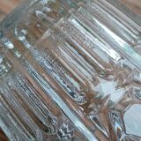 Glass vase, "octagons" pattern