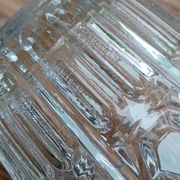 Vase en verre, motif "octogones"