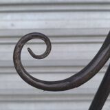 Wrought iron candle holder