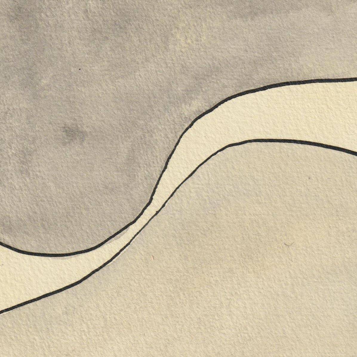 2 original drawings by J. Rodgussar – Ink on paper