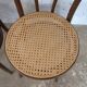 Bistro chairs No. 18 in wood and caning