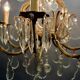19th crystal pampilles chandelier