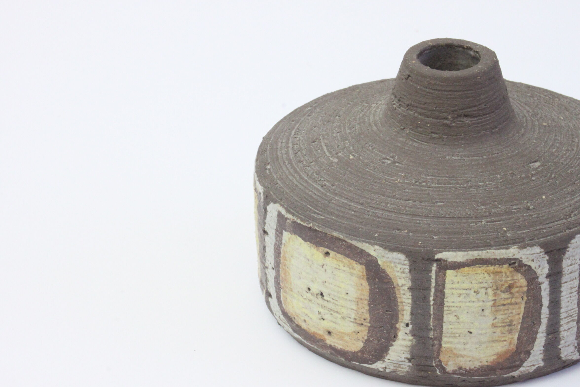 Sixties pattern vase by Keramikwerkstatt Krösselbach, Germany 1960s.