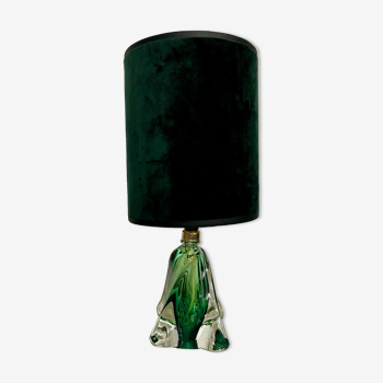 Lovely vintage table lamp by Val St Lambert