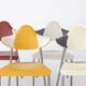 4 Stacking Chairs Vintage, Drabert by Samas Parlando, 1980s, Germany