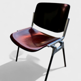 Set of 4 DSC 106 chairs by G. Piretti for Castelli - Circa 1960