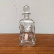 Bouteille vintage en verre Kluk Kluk danoise de Holmegaard