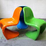Suite de 3 chaises Verner Panton, Vitra