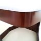 Table basse italienne vintage sur roulettes, années 1970
