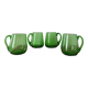 Chopes à bière en verre bullé