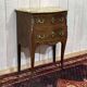Late 19th-century Louis XV commode in oak, rosewood, and marble top