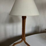 Living room lamp in braided rope 1950 Riviera