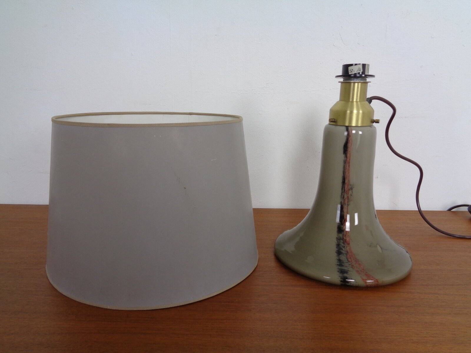 Glass Floor Lamp by Peil & Putzler, 1970s