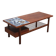 Walnut coffee table with ceramic tile by Jos De Mey for Van Den Berghe-Pauvers, 1960s
