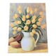 Bouquet of flowers including tulip and yellow pitcher