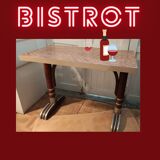 Old bistro table