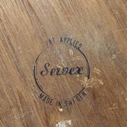 Servex, Sweden, teak fruit bowl, Scandinavian