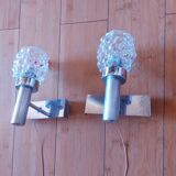 Paire d'appliques vintages 70's