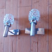 Pair of vintage 70's wall lights