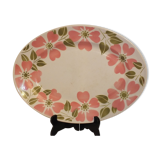 Vintage oval dish Digoin Sarreguemines model Eddy