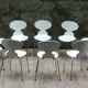 Series of 10 ant chairs by Arne Jacobsen, 1979