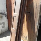 Lot shutters / doors / 4 elements solid wood patinated ep 1940 - 216cm