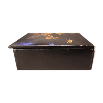 black laqué wooden box décor Paris