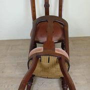 pair of quality 19th century English mahogany chairs circa 1850