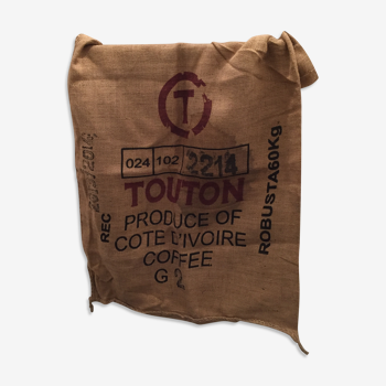 Sac en toile de jute Côte d'ivoire