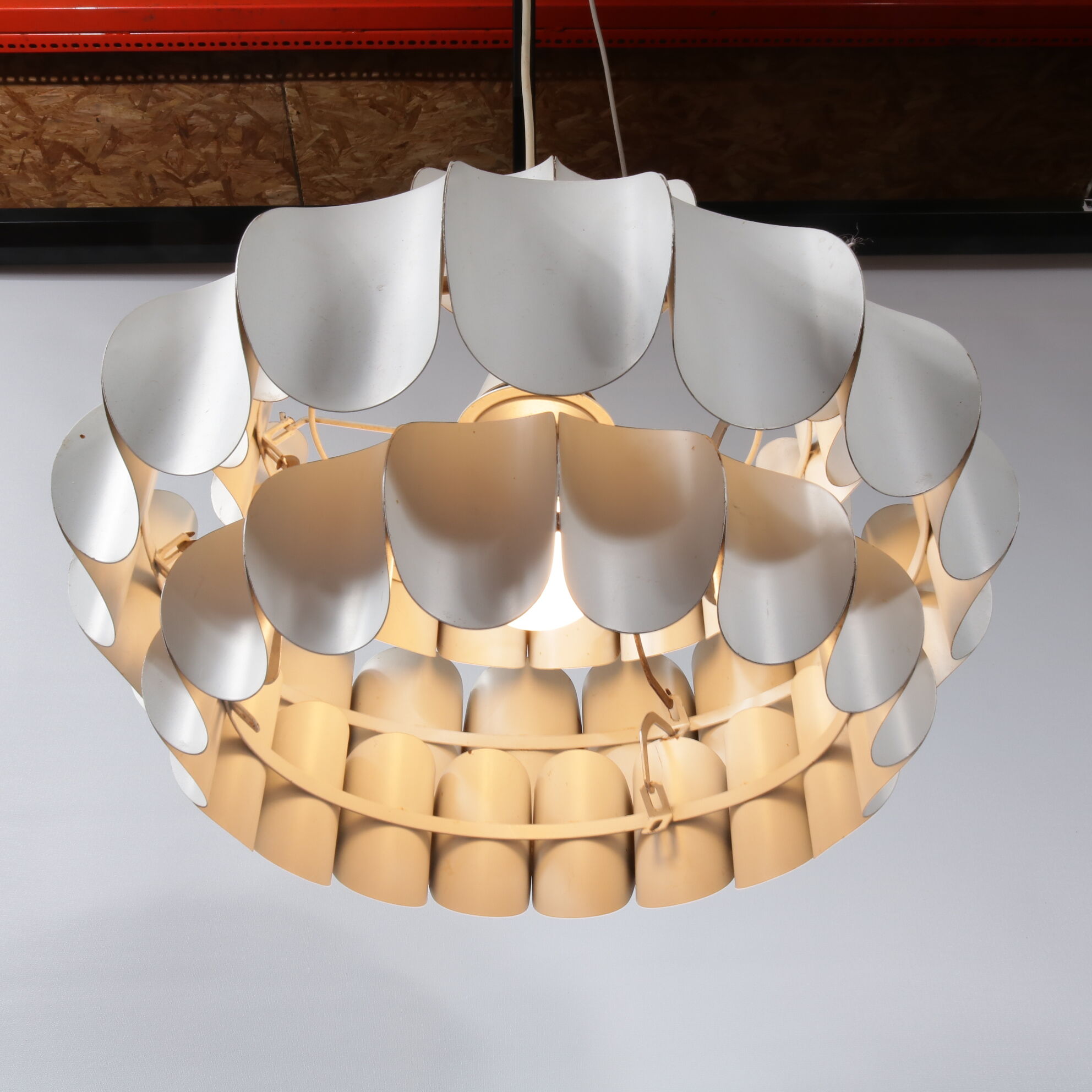 Suspension par Thorsten Orrling, fabriqué par Agne Jacobsson en Suède 1960
