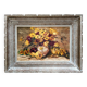 Nature morte à l'huile "Le bouquet jaune", milieu XXème
