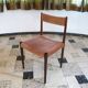 Set of 4 Velvet Dining Chairs in Walnut from Lübke, Germany 1960s