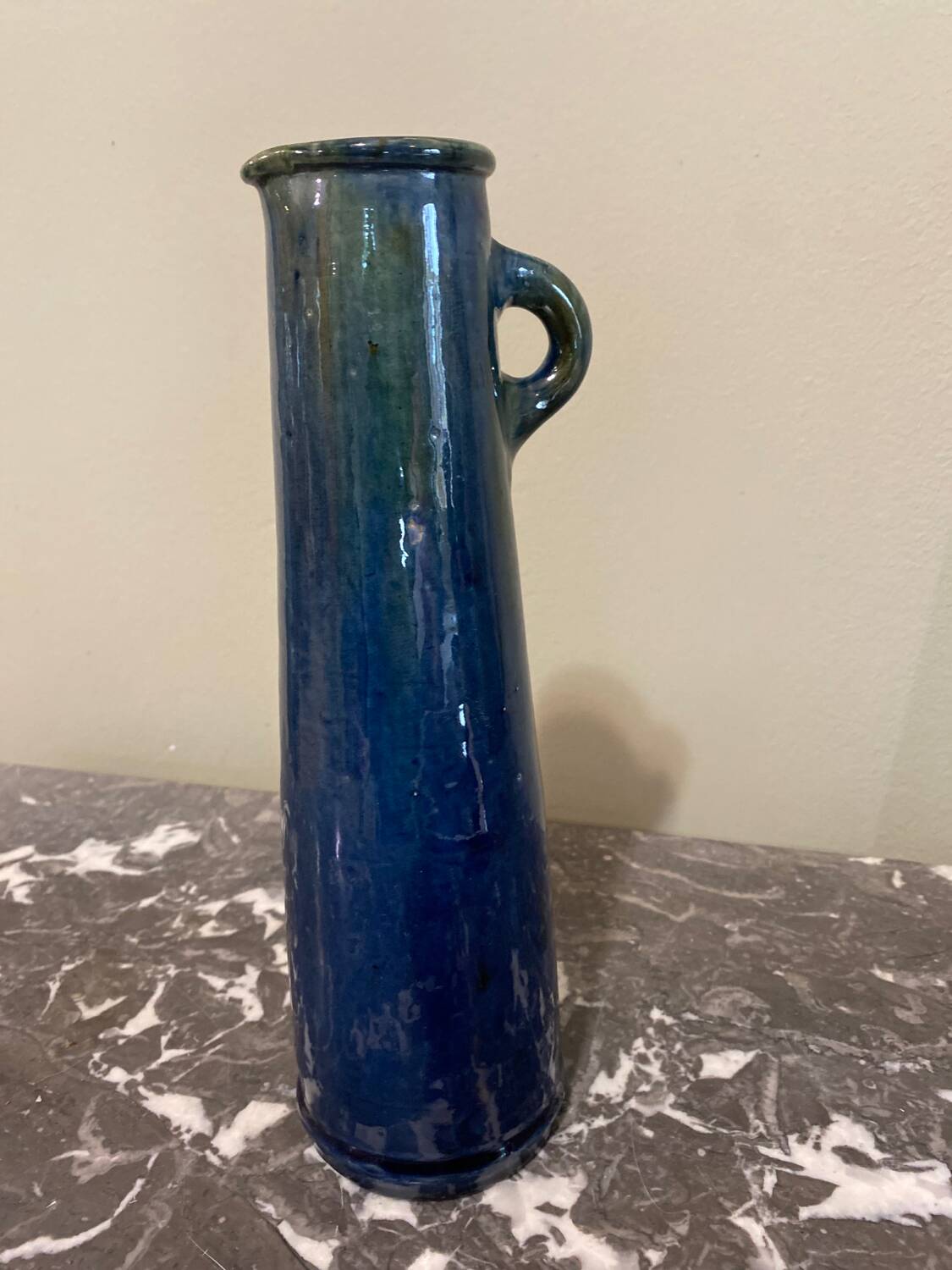Glazed stoneware vase