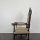 Fauteuil de style Louis XIII en chêne