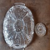 Plat compartiments  verre