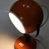 Eyeball spage age table lamp 1970's orange
