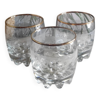 Crystal whiskey glasses