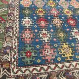 Tapis ancien caucasien Chirwan fait main - 79x119 cm