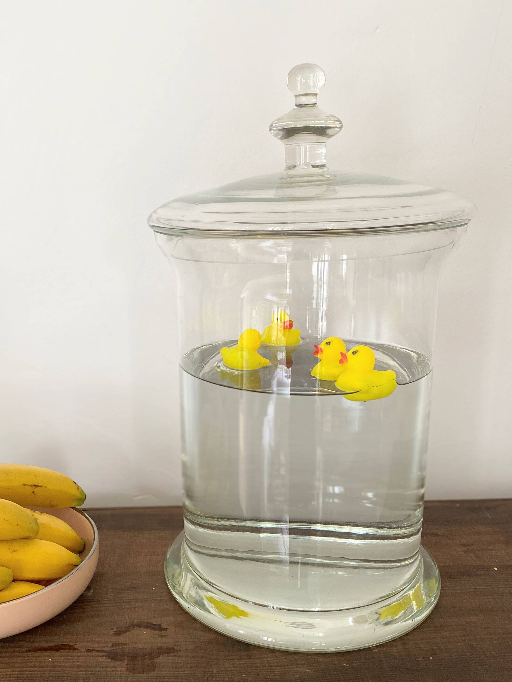 Candy box, pharmacy pot, pot with vintage glass lid Diameter 22.5 cm