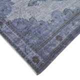 Hand-knotted rustic anatolian 1980s 174 cm x 280 cm grey carpet