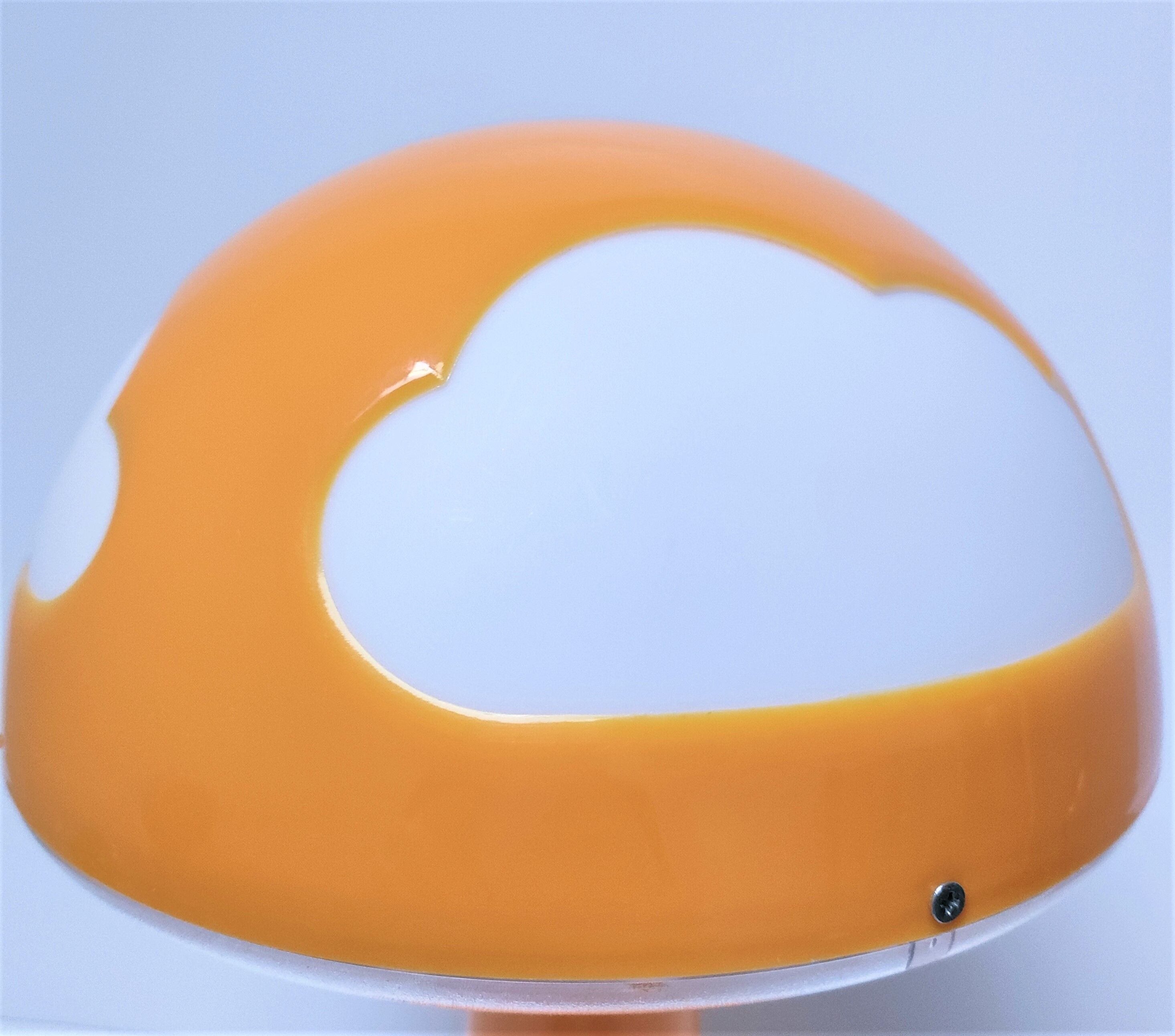 Skojig orange cloud lamp Ikea design Henrik Preutz