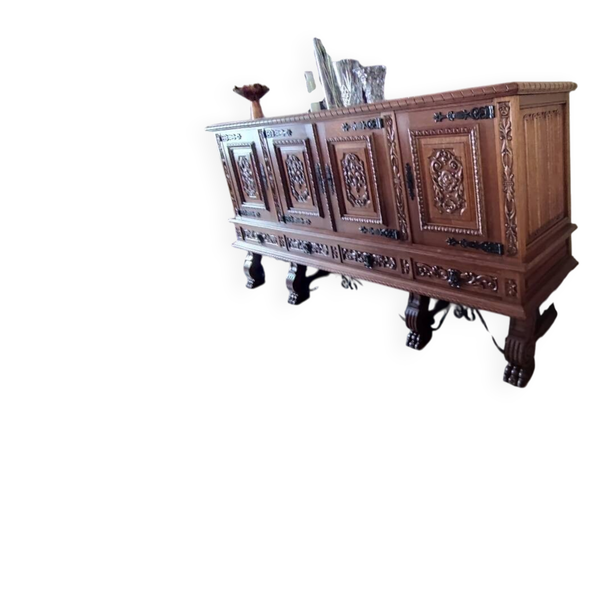 Neo-classical Spanish buffet in solid oak